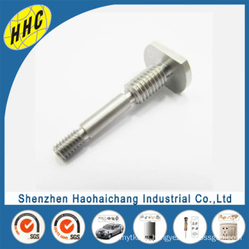 customized steel zinc plated flat head shoulder screw